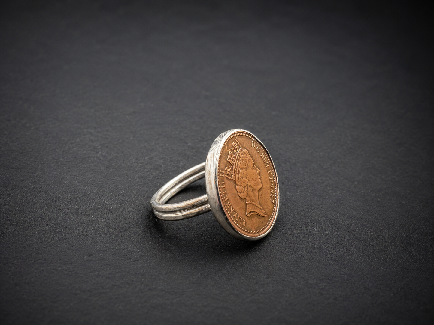 1987 Lucky UK Penny Ring