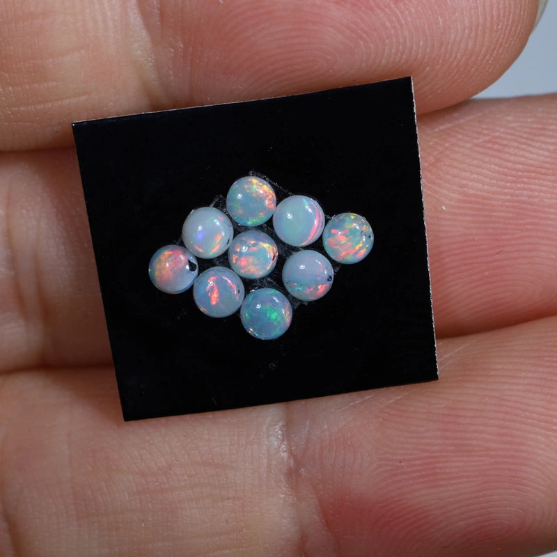 Coober Pedy Crystal Opal Moon Ring| In Your Size