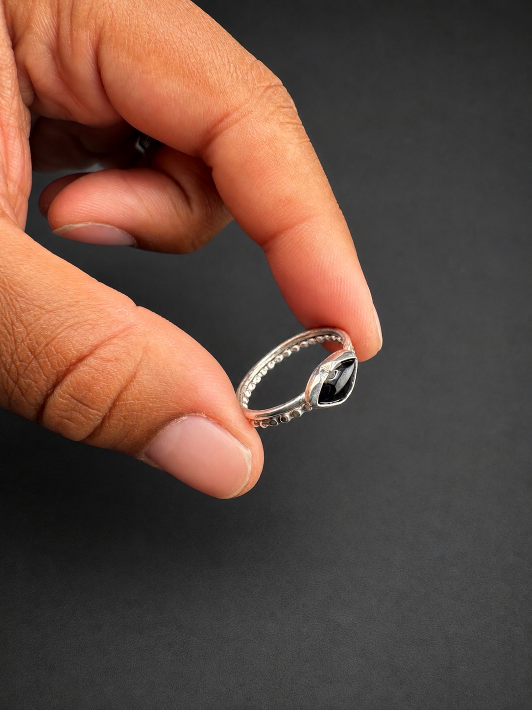 Black Onyx Lips Stacking Set| S 7