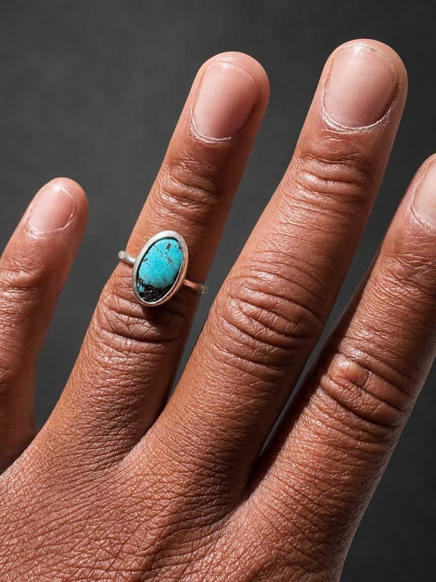 Desert Sky Turquoise Ring: 6