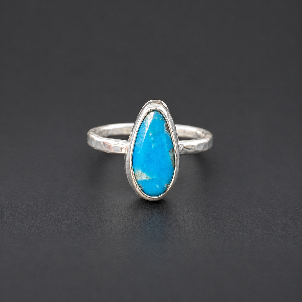 Kingman Blue Turquoise ring: S 6.5-7