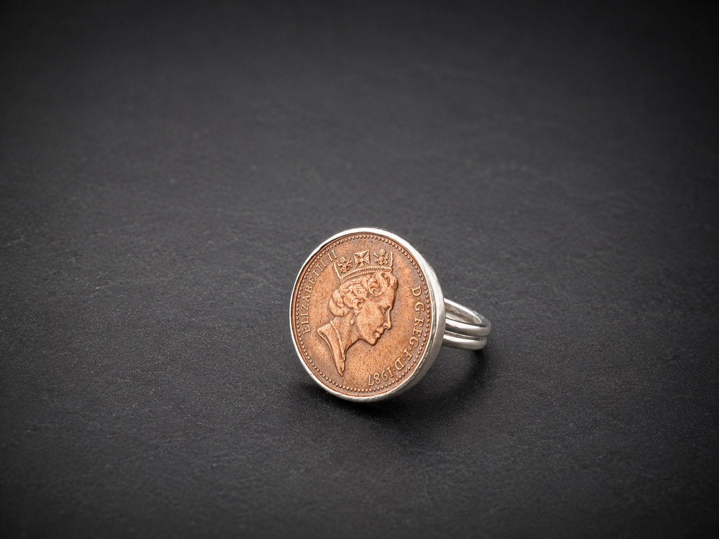 1987 Lucky UK Penny Ring