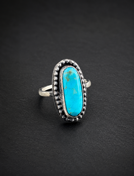 Arizona Turquoise Ring: Size 10