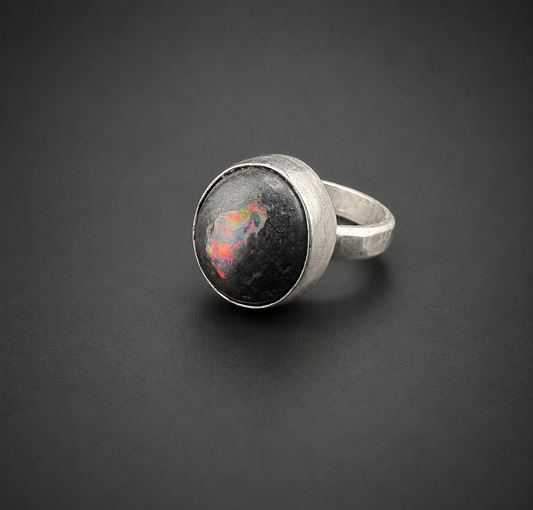 Cantera Fire Opal Ring: S 9