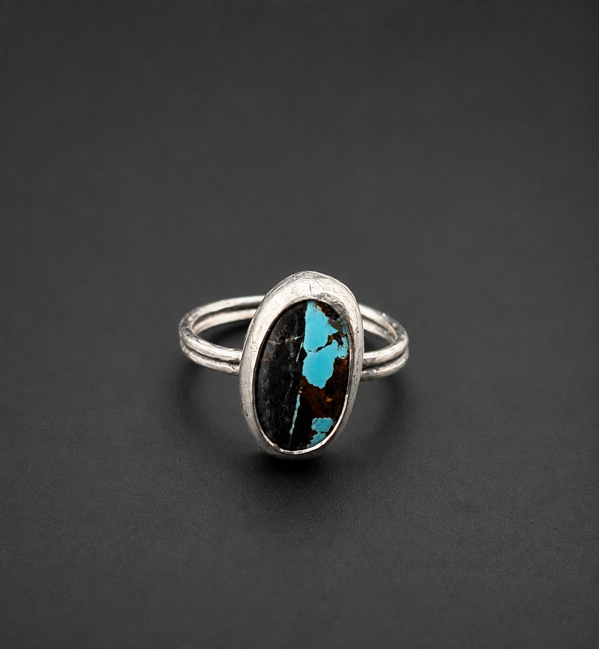 Blackjack Turquoise Ring| S 9