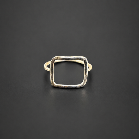 Square Frame Ring: Size 8