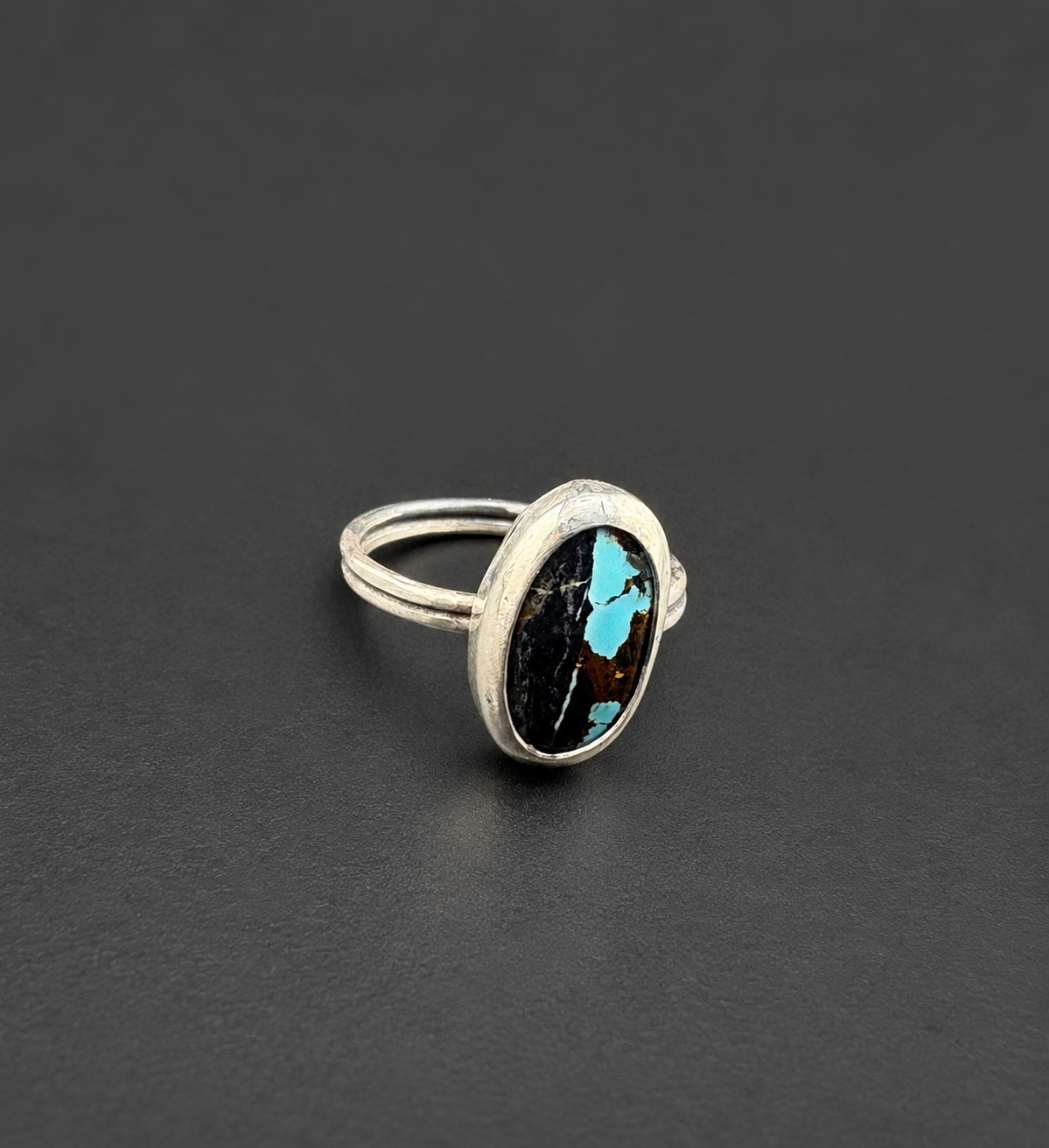 Blackjack Turquoise Ring| S 9
