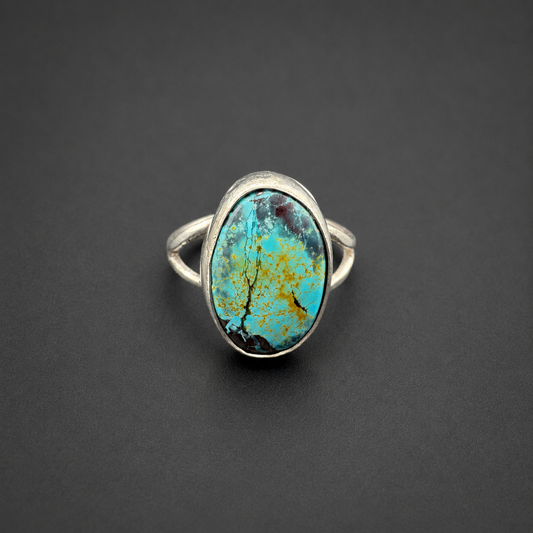 Royston Cheryy Tree Turquoise Ring| S 6