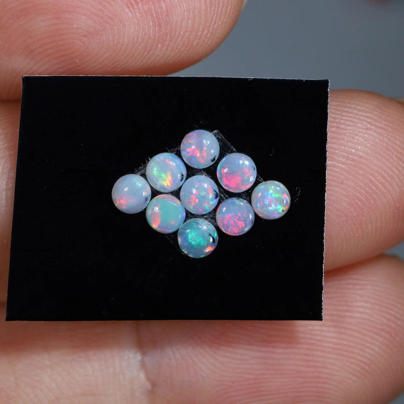 Coober Pedy Crystal Opal Moon Ring| In Your Size
