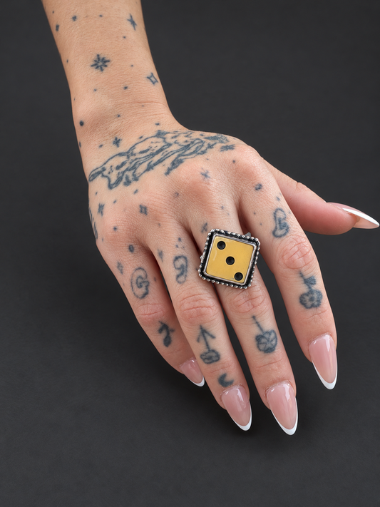 Vintage Bakelite Dice Ring | Custom